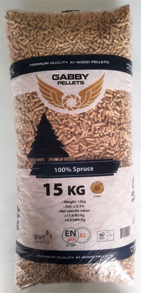 lv 304|PELLET GABBY Abete – Certificato ENplus A1 – LV 304.